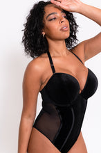Curvy Kate Scantilly Icon Strapless Plunge Bodysuit Black