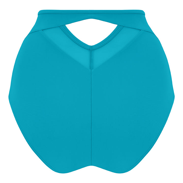 Curvy Kate Sheer Class High Waist Bikini Brief Turquoise