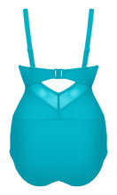 Curvy Kate Sheer Class Plunge Swimsuit Turquoise
