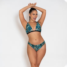 Curvy Kate Swim & Tonic Reversible Dipped Mini Brief Black/Snake