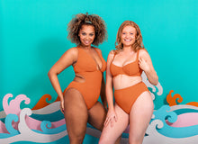 Curvy Kate Holiday Crush Non-wired Plunge Swimsuit Rust