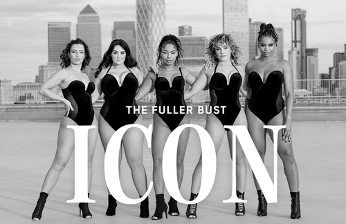 Curvy Kate Scantilly Icon Strapless Plunge Bodysuit Black