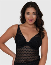 Curvy Kate Hi Voltage Plunge Tankini Black