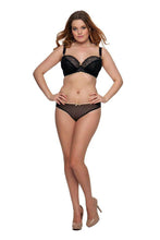 Curvy Kate Ellace Brazilian Brief Black Champagne