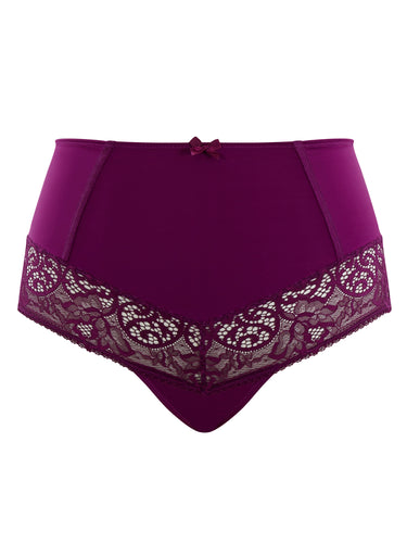 Panache Estel High Waist Brief Damson