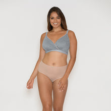 Curvy Kate In My Dreams Sleep/Lounge Bra Grey/Peach