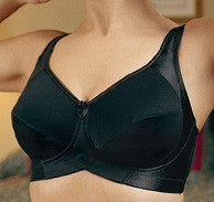 Elila Satin and Microfiber Softcup Black