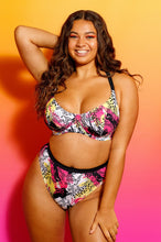 Curvy Kate Sea Leopard Bikini Top Print Mix