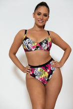 Curvy Kate Sea Leopard Bikini Top Print Mix