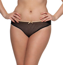 Curvy Kate Ellace Brazilian Brief Black Champagne
