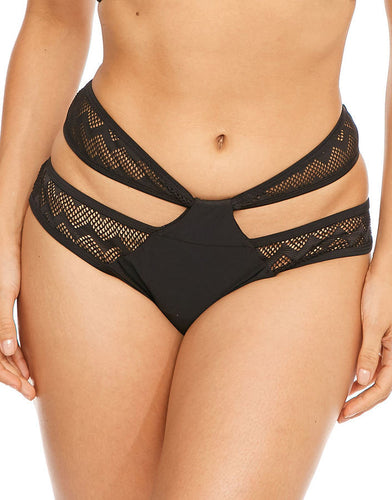 Curvy Kate Hi Voltage Strappy Mini Brief Black