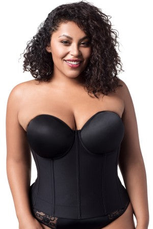 Elila Molded Strapless Longline Bra