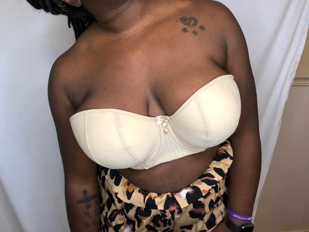 Curvy Kate Size 30E Luxe Strapless Bra In Biscotti #REF53