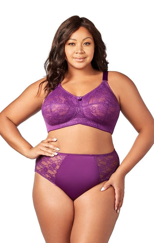 Elila Lace Softcup Aubergine