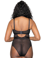 Curvy Kate Sparks Fly Plunge Body Black/Silver