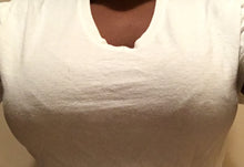 Dragonfly under a t-shirt. Wearing a 32J.