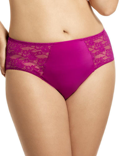 Elila Lace & Microfiber Panty Fuchsia