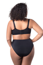 Elila Tulip Embroidered Underwire Black