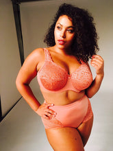 Elila Stretch Lace Full Coverage Underwire Coral
