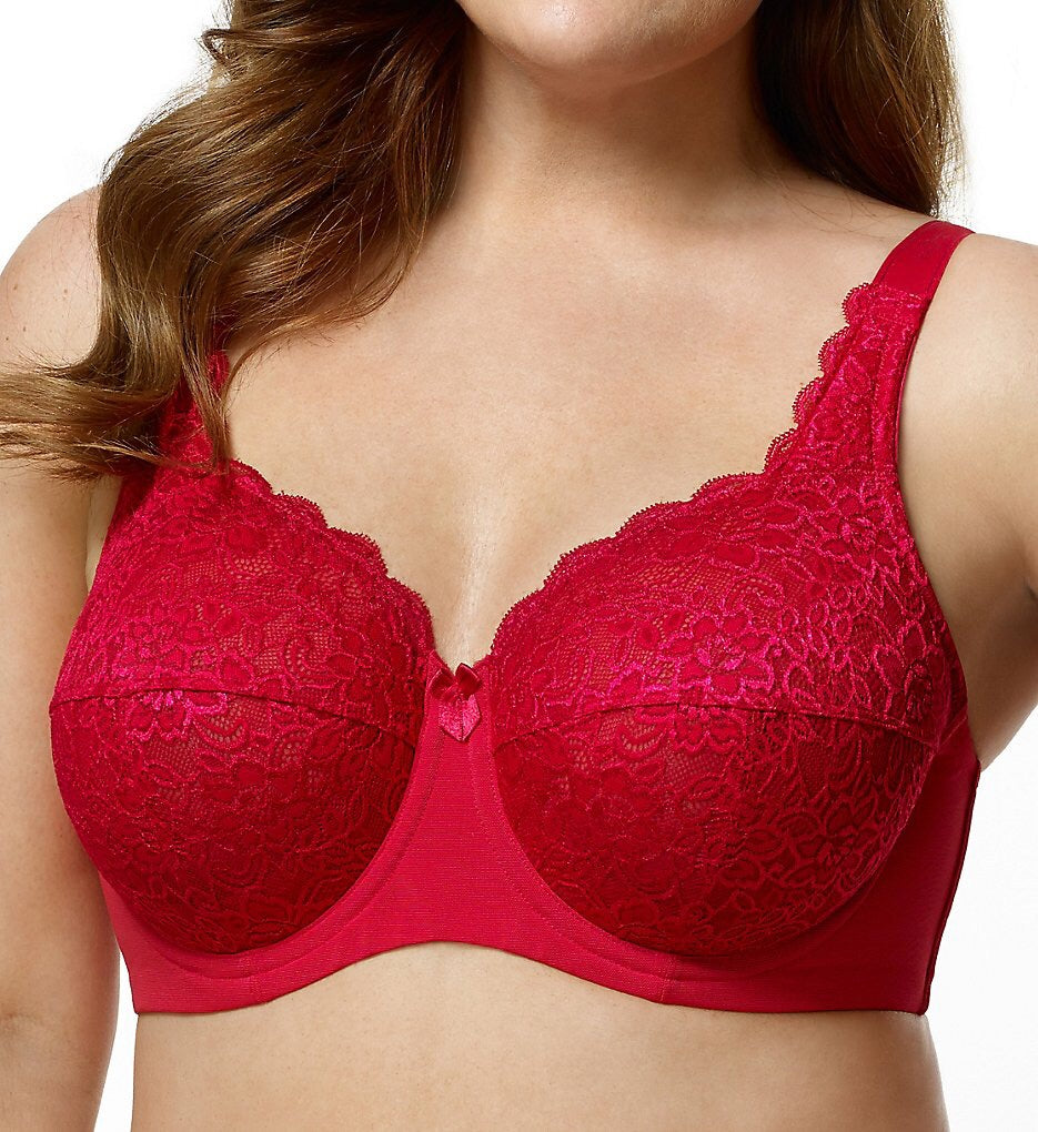Elila Stretch Lace Full Coverage Underwire Red – Uplifting, LLC