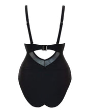 Curvy Kate Sheer Class Plunge Swimsuit Black