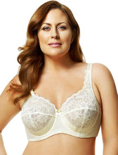 Elila Stretch Lace Full Coverage Underwire Ivory